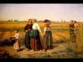 The Reapers countryside Realist Jules Breton